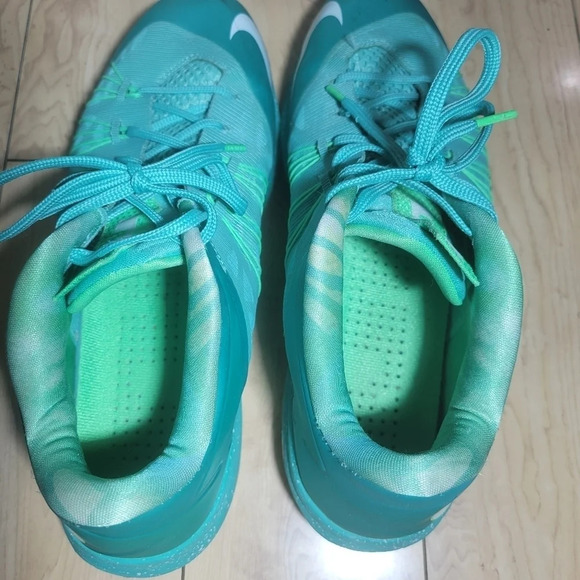 Nike Air Max LeBron 10 low Easter Crystal mint green size 13 Mens - Picture 7 of 8